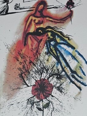 Salvador Dali canvas print Alice in Wonderland 8/13 30x40cms